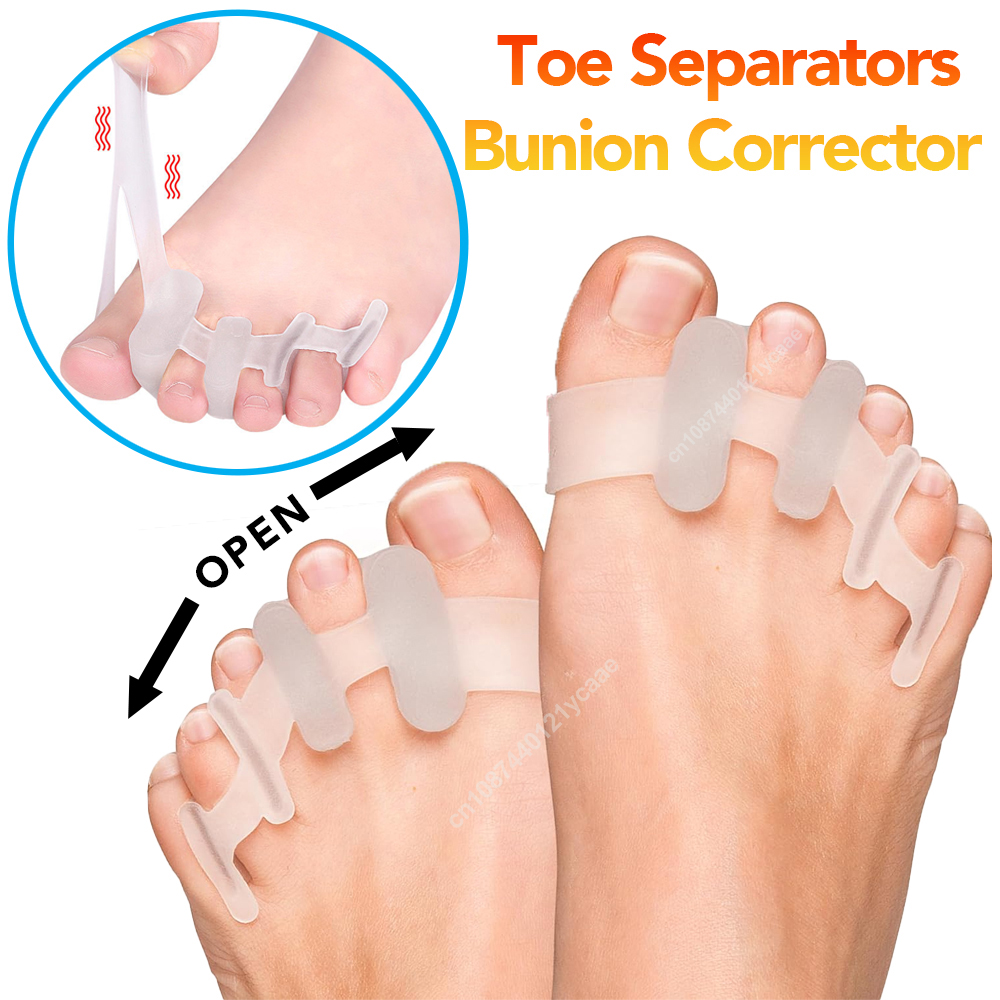 Toe Separator Silicon - 1 пара силиконовых сепараторов для пальцев
