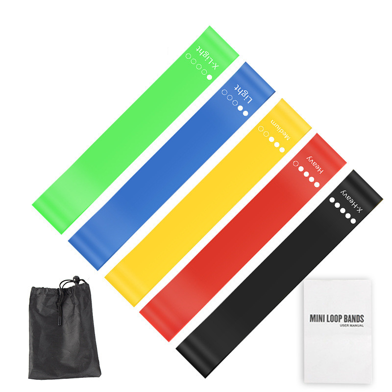Pilates Yoga Kit - Набор из 5 эластичных лент для