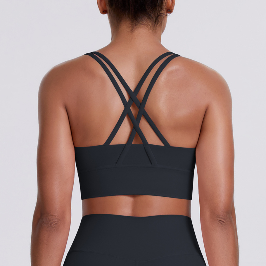 Pilates Yoga Clothes - Спортивный бюстгальтер пуш-ап, топ для йоги,