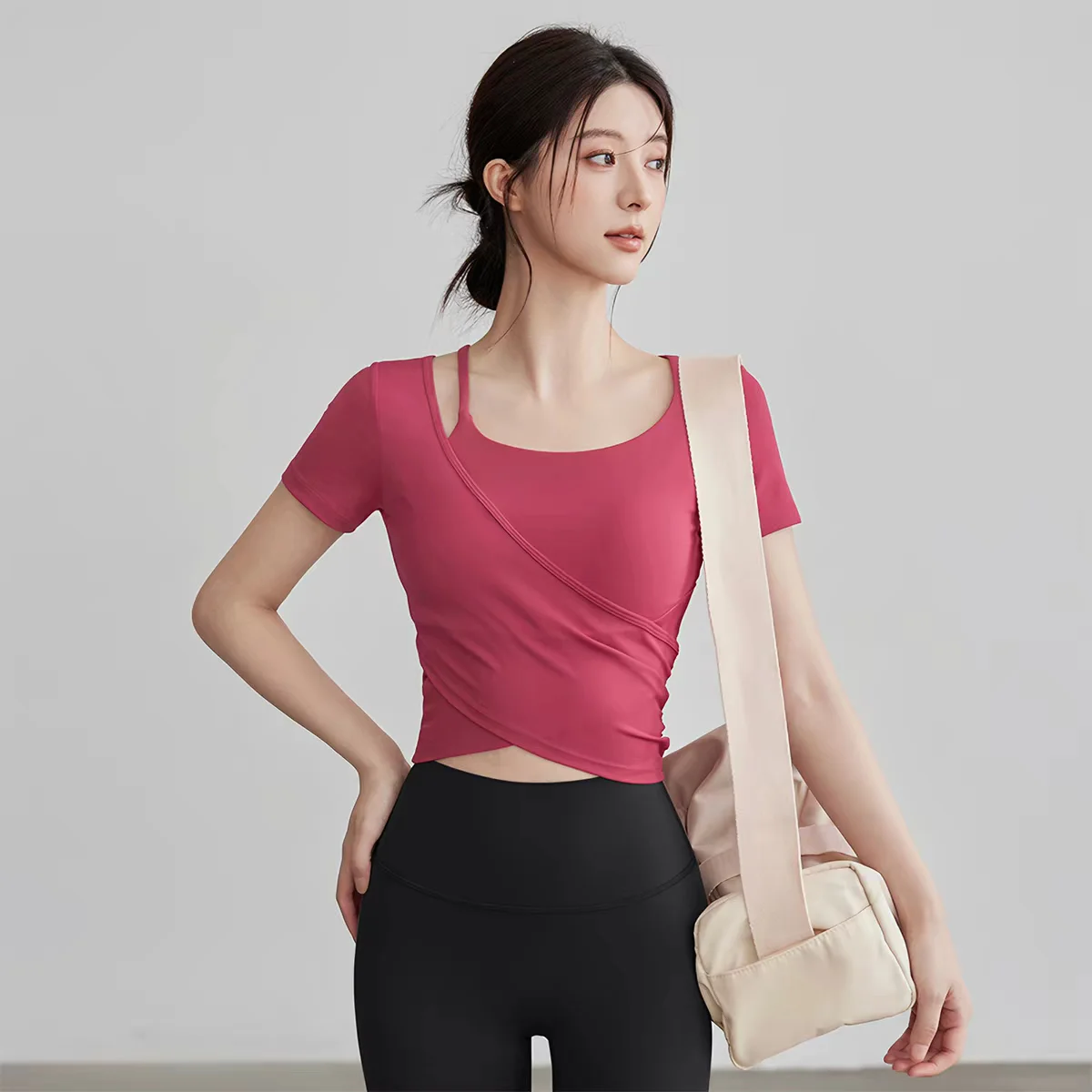 Одежда для йоги: летние топы с – обзор и цена Pilates Yoga Wrap Top