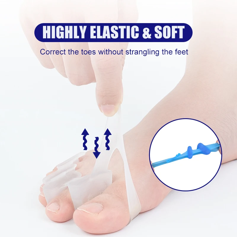 1 пара силиконовых сепараторов – обзор и цена Toe Separator Silicon