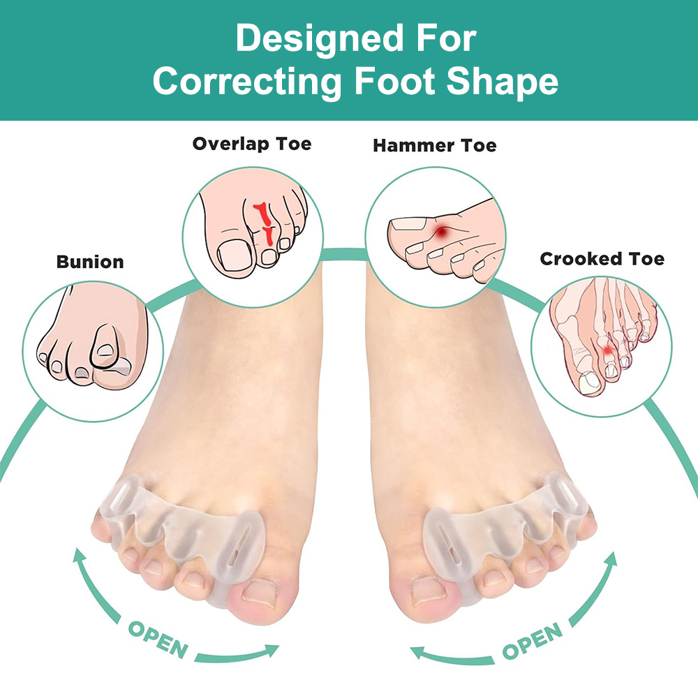1 пара гелевых жестких силикон – обзор и цена Toe Separator Silicon
