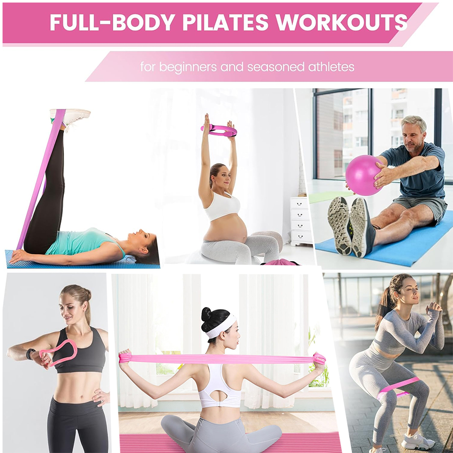 Индивидуальный логотип, 5 пред – обзор и цена Pilates Yoga Resistance Ring