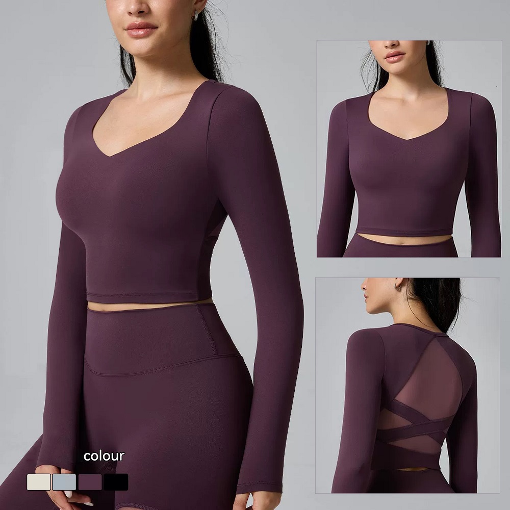 Белая спортивная футболка Clou – обзор и цена Pilates Yoga Wrap Top